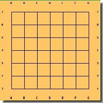 Pocztek gry - plansza jest pusta