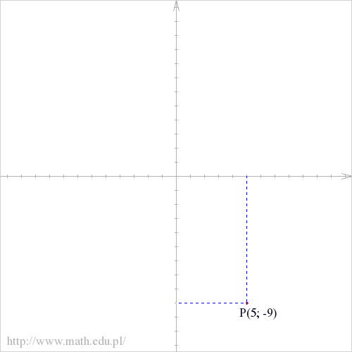 P(5; -9)